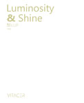Catalogue Vitacer luminosity & shine 