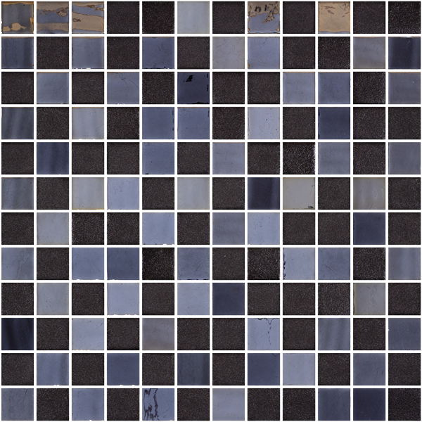 Mosaique Stoneglass Opalo Negro 31.1 x 31.1 cm, Verre, pour intérieur et extérieur