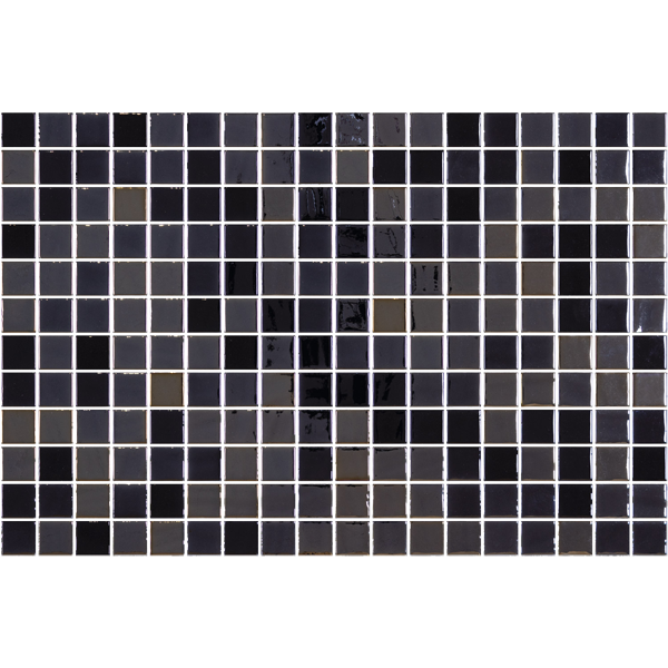 Mosaique Opalo Negro 46.7 x 31 cm, Verre, pour intérieur et extérieur