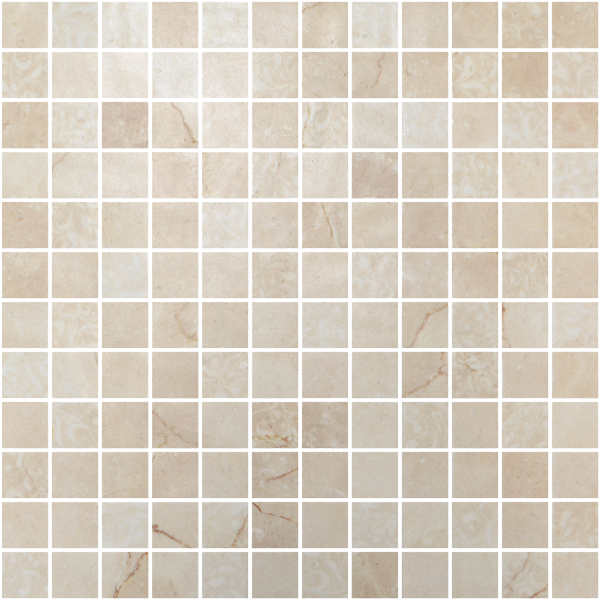 Mosaique Crema Marfil Matte 31x46cm 31 x 46cm, Verre, pour intérieur et extérieur