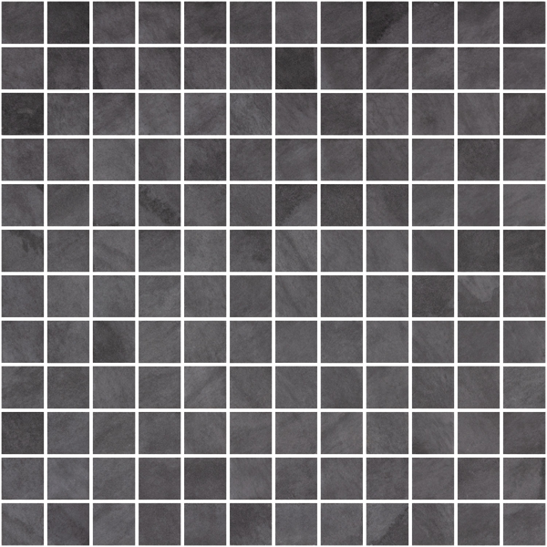 Mosaique Stoneglass New Basalt mat 2004522 31.1 x 31.1 cm, Verre, pour intérieur et extérieur