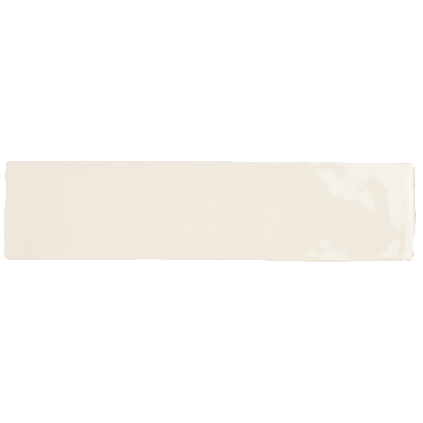 Faïence Bellini Crema 30 x 7.5cm, Pate blanche, pour intérieur