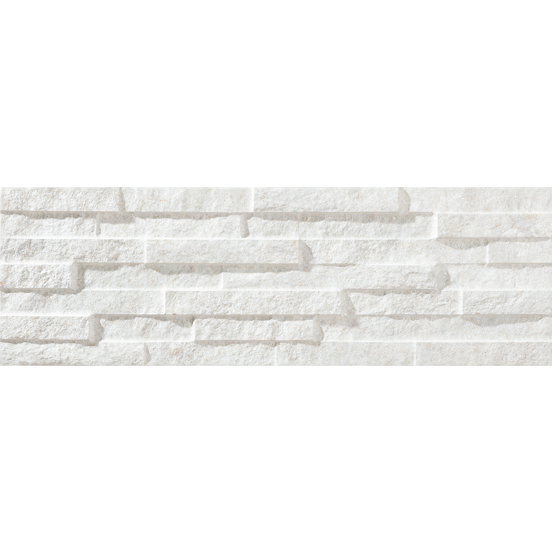 carrelage mural Brickstone White 51.7 x 16.3cm, Grès cérame, pour intérieur et extérieur