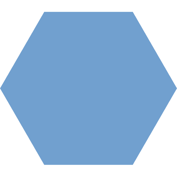 Carrelage hexagonal Basic Niagara 25 x 22cm, Grès cérame, pour intérieur et extérieur