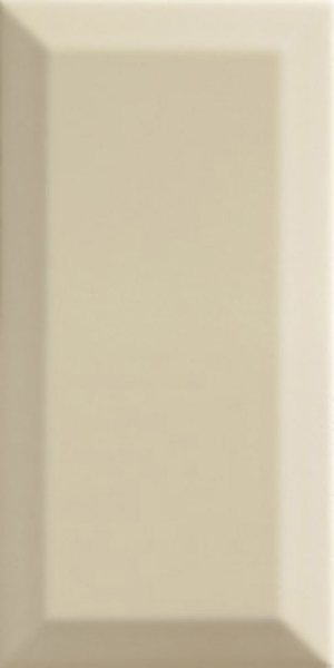 Faïence Bisel Almond brillant 20 x 10cm, Pate rouge, pour intérieur