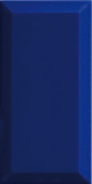Faïence Bisel Azul brillant 20 x 10cm, Pate rouge, pour intérieur