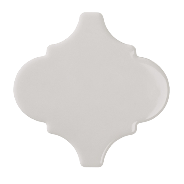Faïence Bondi Arabesque Grey Brillant 15 x 15cm, Pate blanche, pour intérieur et extérieur