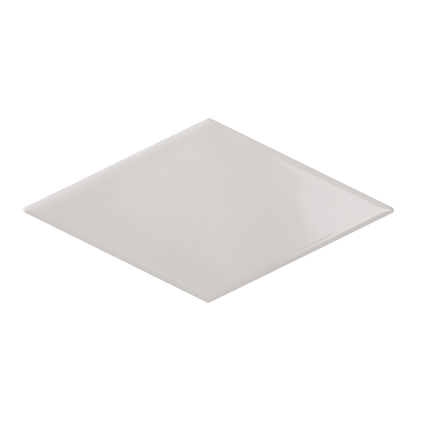 Faïence Bondi Diamond Grey Brillant 20 x 10cm, Pate blanche, pour intérieur