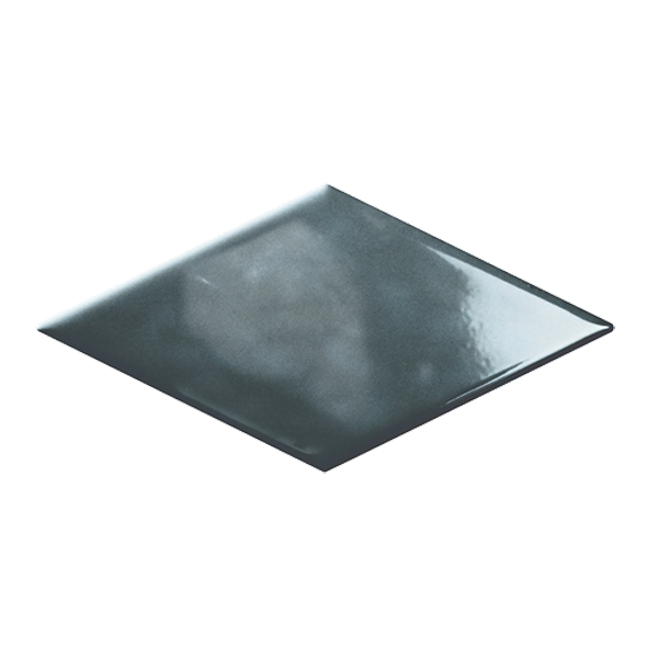 Faïence Bondi Diamond Ocean Brillant 20 x 10cm, Pate blanche, pour intérieur