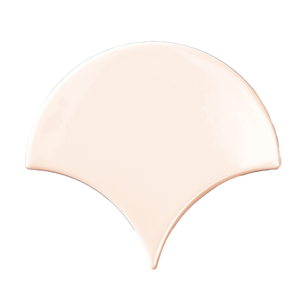 Faïence Bondi Fan Pink Brillant 15 x 13.4cm, Pate blanche, pour intérieur et extérieur