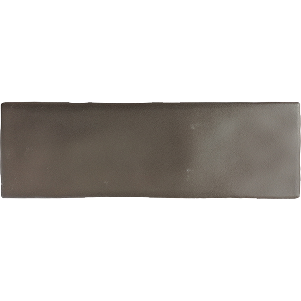 Faïence Borgo Graphite mat 20 x 6.5cm, Pate blanche, pour intérieur et extérieur