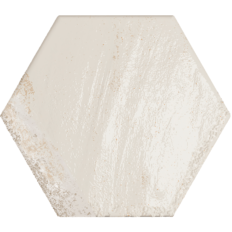 carrelage hexagonal Carmen beige 15 x 13cm, Grès cérame, pour intérieur et extérieur