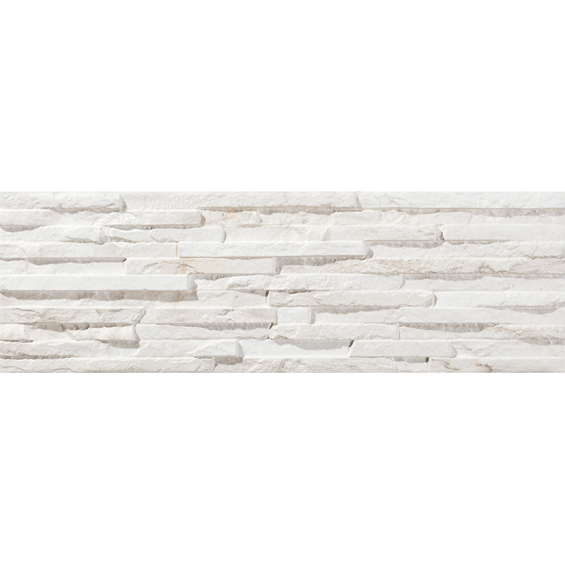 carrelage mural Centenar white 52 x 17cm, Grès cérame, pour intérieur et extérieur