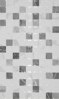 Faïence Nairobi mosaïco blanc 55 x 33.3cm, Pate rouge, pour intérieur