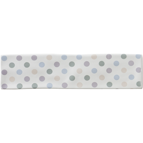 Faïence Chalk Topos Lilas 30 x 7.5cm, Pate blanche, pour intérieur