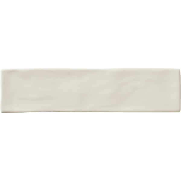 Faïence Chalk Vanilla 30 x 7.5cm, Pate blanche, pour intérieur