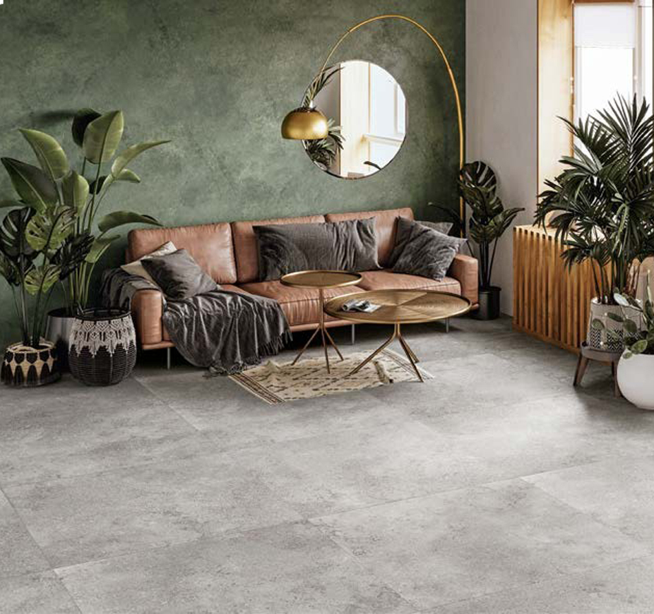 Carrelage Colosseo Griggio 61x122cm 122 x 61cm, Grès cérame, pour intérieur et extérieur
