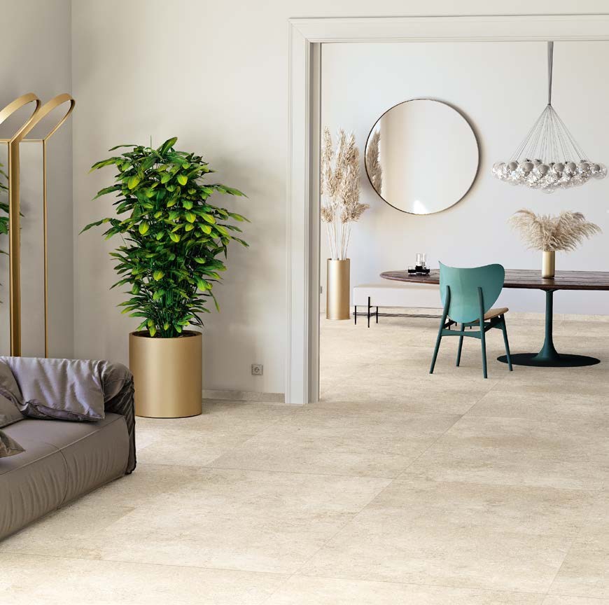 Carrelage Colosseo Beige 61x122cm 122 x 61cm, Grès cérame, pour intérieur et extérieur