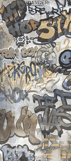 carrelage aspect béton City plaster graffiti Grey 120 x 60cm, Grès cérame, pour intérieur et extérieur