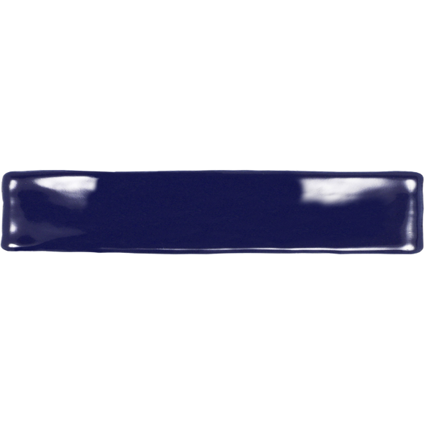 faïence Dublin Azul cobalto brillant 25 x 5cm, Pate blanche, pour intérieur