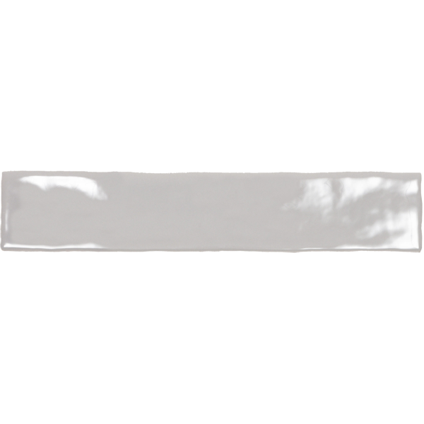 faïence Dublin Ultimate grey brillant 25 x 5cm, Pate blanche, pour intérieur