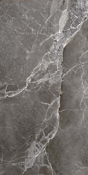 Carrelage brillant Earthstone Graphite 120 x 60cm, Grès cérame, pour intérieur et extérieur