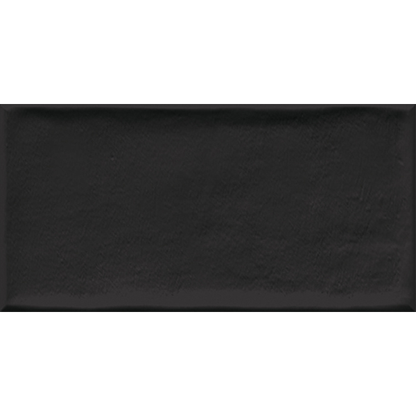 faïence Etnia Noir 20 x 10cm, Pate rouge, pour intérieur