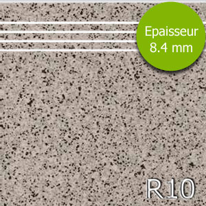 Marche escalier Graniti Canazei R10 ep8.4mm 30 x 30 cm, Grès cérame, pour intérieur et extérieur