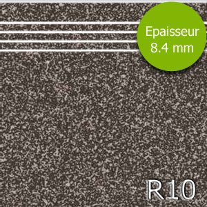 Marche escalier Graniti Elba R10 ep8.4mm 30 x 30 cm, Grès cérame, pour intérieur et extérieur