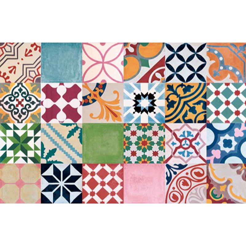 carrelage Hidraulico Digitalker puzzle HP-18 20x20 20 x 20cm, Grès cérame, pour intérieur et extérieur