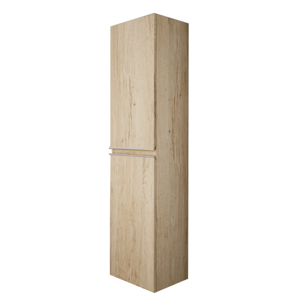 colonne Inglet 2 portes Bambu ouverture gauche 35 x150cm, Melaminé, pour intérieur et extérieur