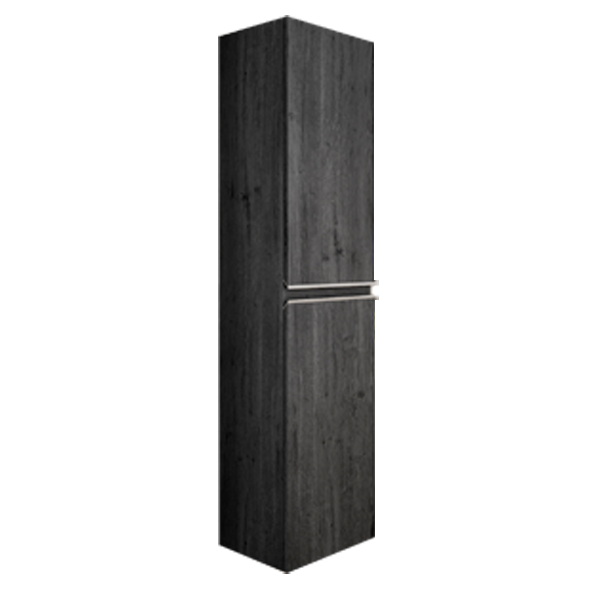 Colonne Inglet 2 portes Ebony ouverture droite 35 x150cm, Melaminé, pour intérieur et extérieur