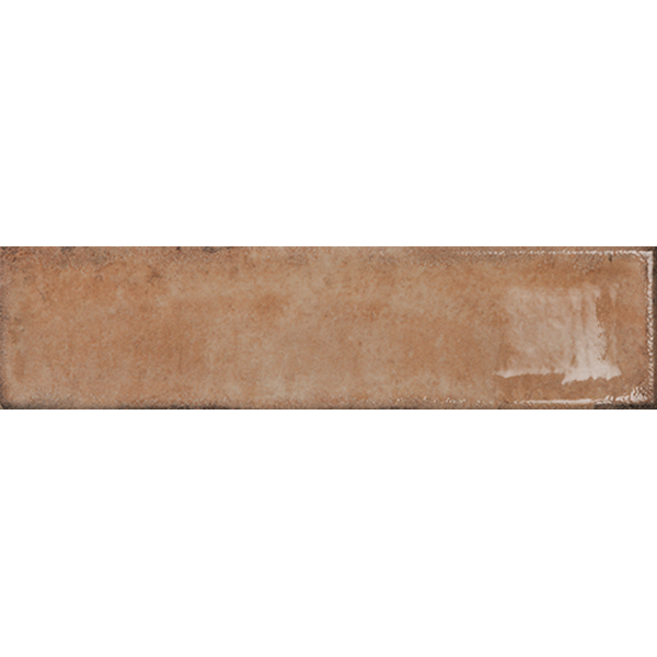 faïence Iris Marron Brillant 30 x 7.5cm, Pate blanche, pour intérieur