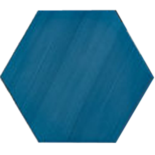 carrelage hexagonal Lisboa Azul 21.6 x 18.7cm, Grès cérame, pour intérieur et extérieur