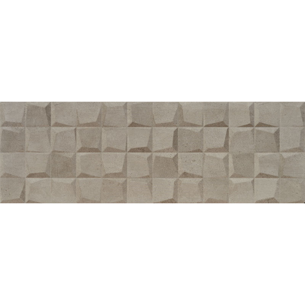 Faïence Manchester Taupe RLV rectifié 90 x 30cm, Pate blanche, pour intérieur