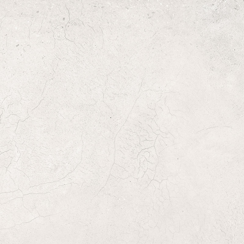 carrelage aspect béton Murray White mat 120 x 120cm, Grès cérame, pour intérieur et extérieur