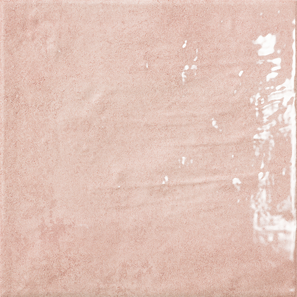 carrelage mural Nolita Rosa brillant 22.5 x 22.5cm, Grès cérame, pour intérieur