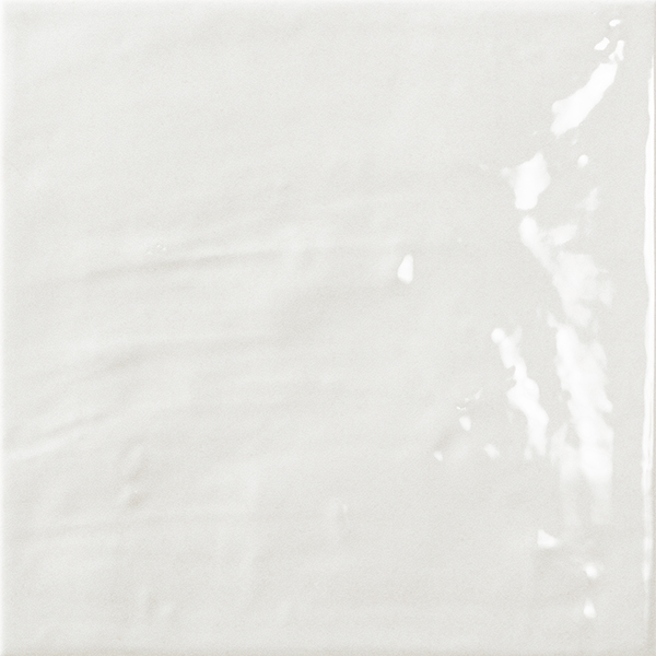 carrelage mural Nolita Blanco brillant 22.5 x 22.5cm, Grès cérame, pour intérieur