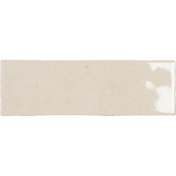 carrelage mural Nolita beige brillant 20 x 6.5cm, Grès cérame, pour intérieur