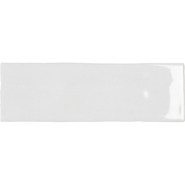 carrelage mural Nolita blanco brillant 20 x 6.5cm, Grès cérame, pour intérieur