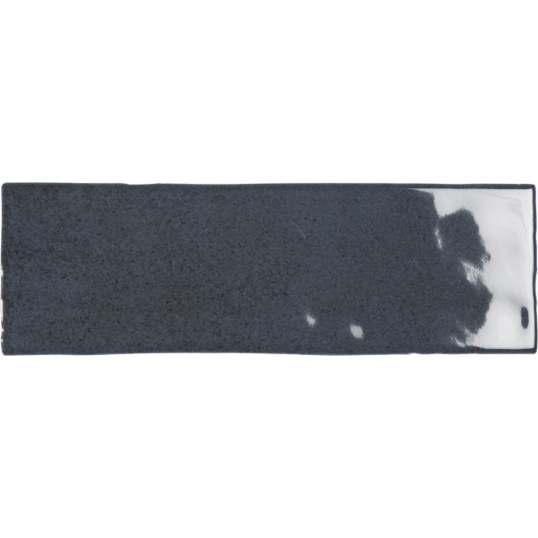 carrelage mural Nolita marine brillant 20 x 6.5cm, Grès cérame, pour intérieur