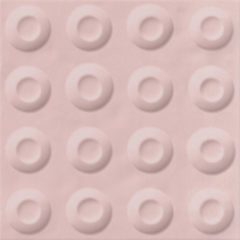 faïence Berta Pico Rosa M mat 20 x 20cm, Pate blanche, pour intérieur