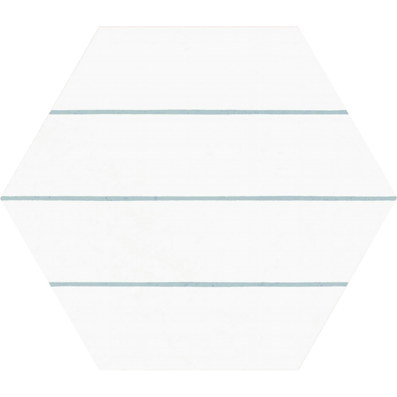 carrelage hexagonal Porto Savona Aqua 25 x 22cm, Grès cérame, pour intérieur et extérieur