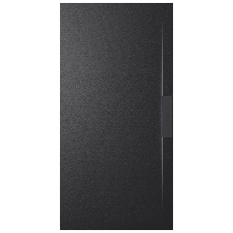 Receveur de douche Side Noir 80x100x2.5cm, Gel Coat, pour intérieur et extérieur