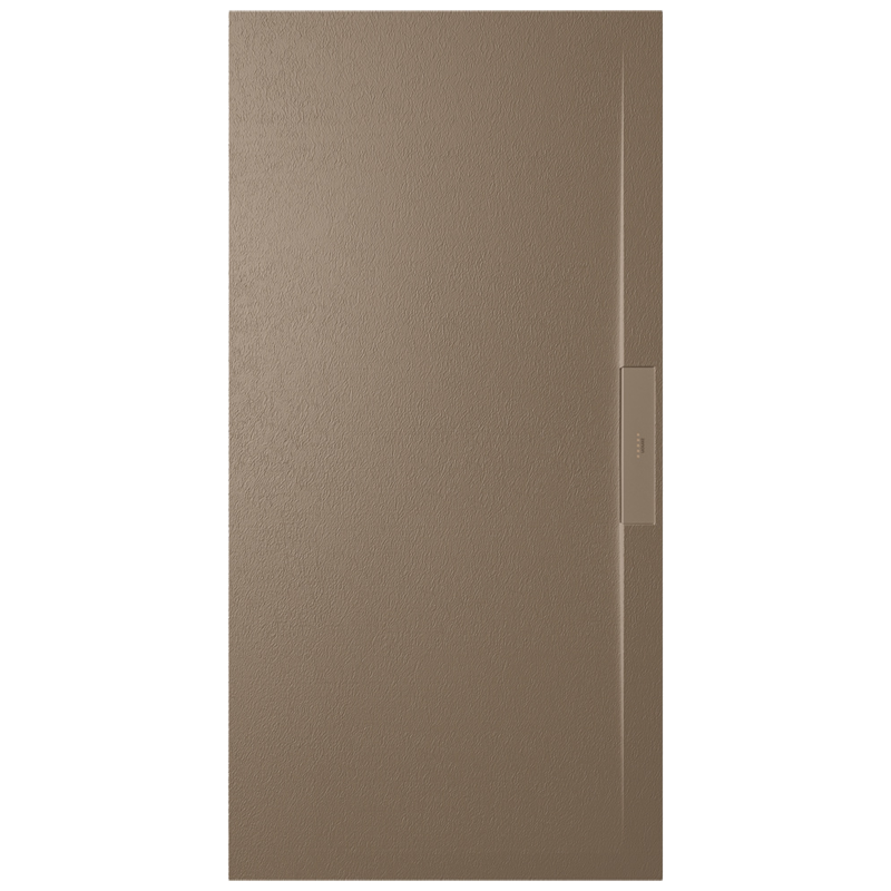 Receveur de douche Side Terracotta 100x100x2.5cm, Gel Coat, pour intérieur et extérieur