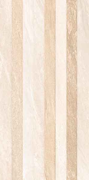 Carrelage Safari Stone Crema 61.3 x 30.3cm, Grès cérame, pour intérieur et extérieur