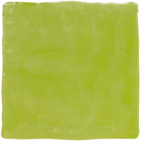 faïence Sevilla brillant verde pistacho 13 x 13cm, Pate blanche, pour intérieur