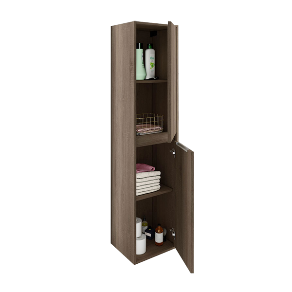 Colonne Tesive 2 portes Britannia ouverture droite 35 x 150cm, Melaminé, pour intérieur et extérieur