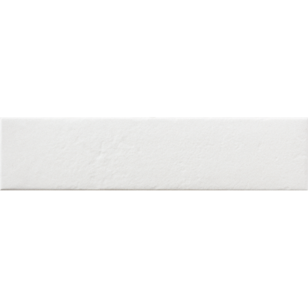 Carrelage Taranto Bianco 36.8 x 8.8cm, Grès cérame, pour intérieur et extérieur