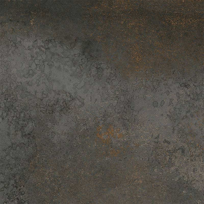 carrelage aspect métal Yuri Basalto 58.3 x 58.3cm, Grès cérame, pour intérieur et extérieur